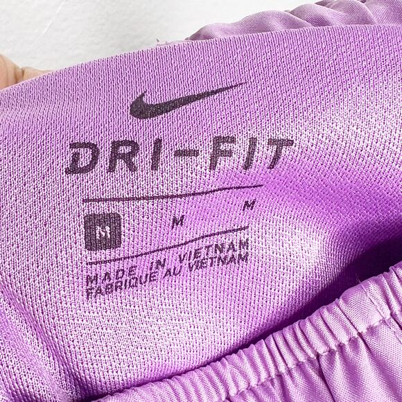 NIKE Dri-FIT Tempo Running Shorts Elastic Waist Lightweight Violet Womens Size M - Picture 5 of 9